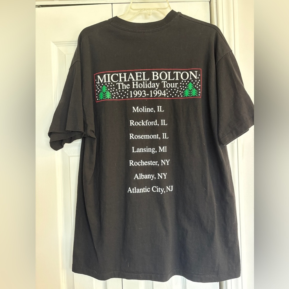 Vintage 1993-1994 Michael Bolton Tour T-Shirt - Extra Large - Picture 4 of 6